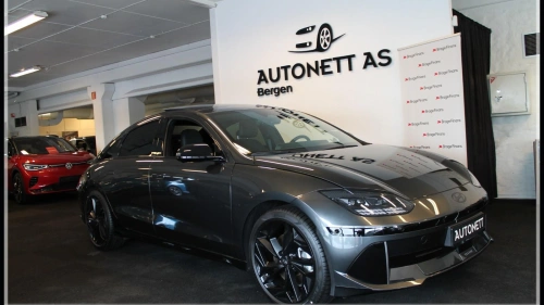 HYUNDAI IONIQ6 Ubrukt bil,Black Edition,Long Range AWD,Pano,Head-up+++
