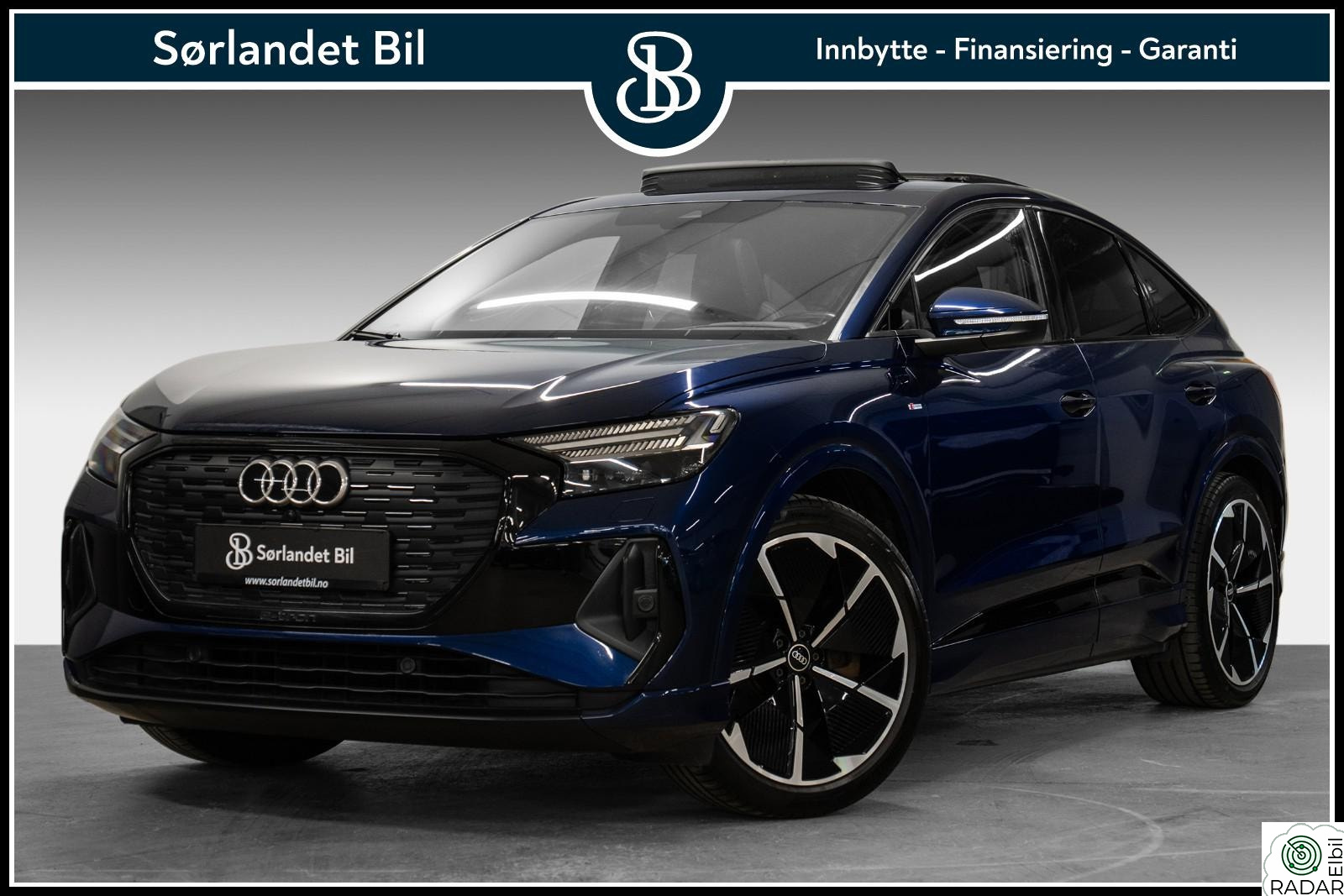 AUDI Q4 Sportback 50 e-tron Sportback 50 / S-LINE / S-SETER / PANO / KROK / 21