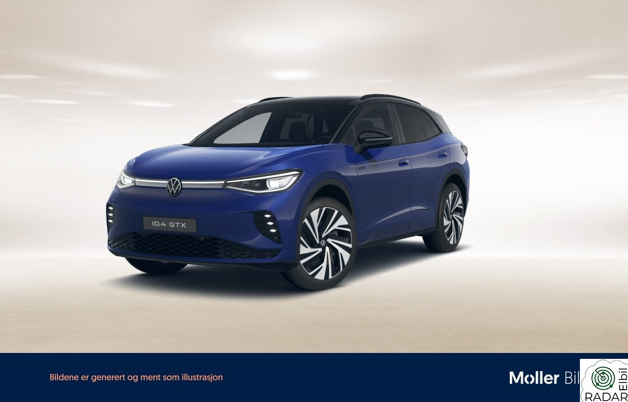 VOLKSWAGEN ID.4 GTX 250KW GTX 77kWh 340hk 4Motion - H/K, HUD, Pano, Matrix, R.Kam