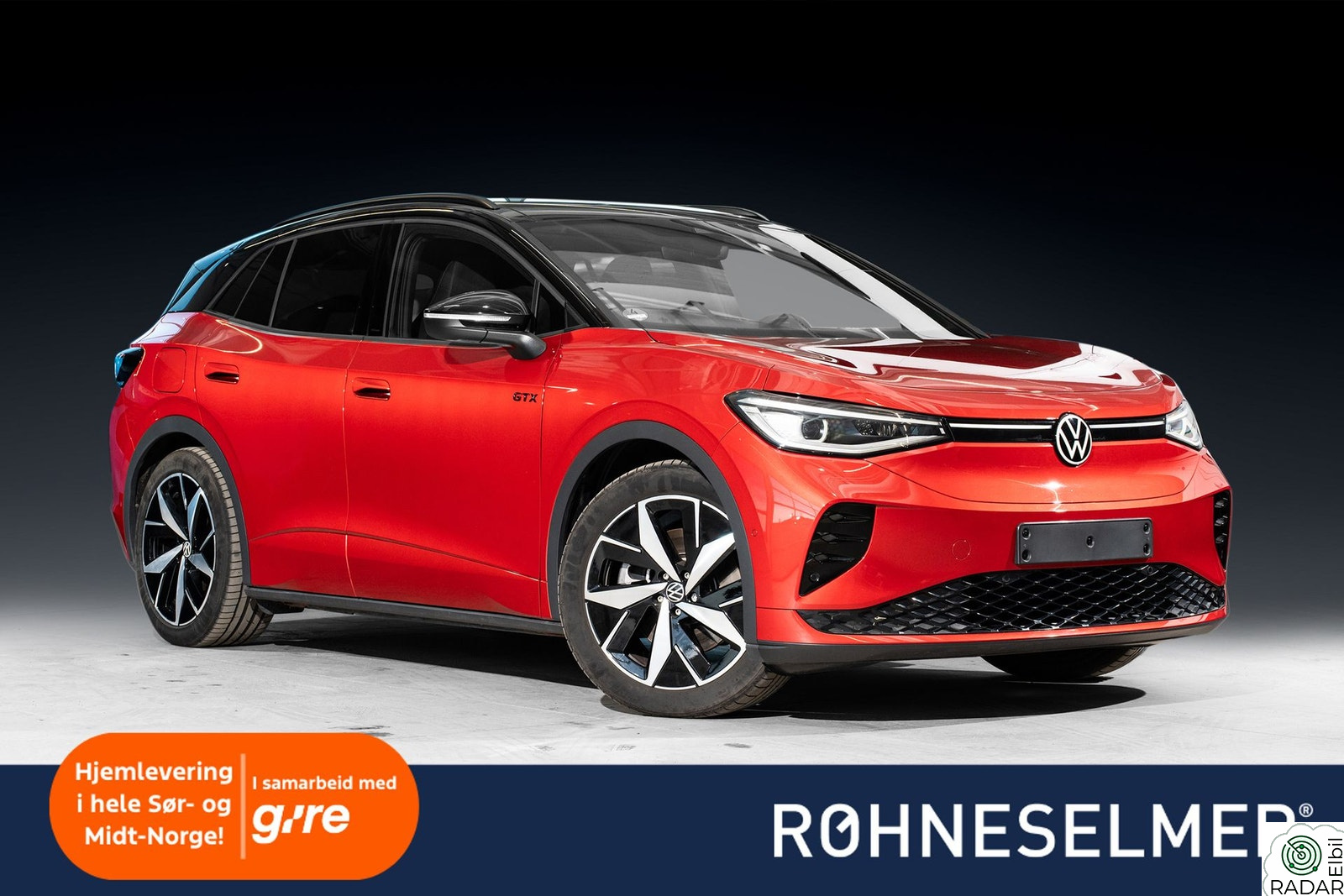 VOLKSWAGEN ID.4 GTX 250KW GTX|Pano|Krok|topsport|Lekker farge