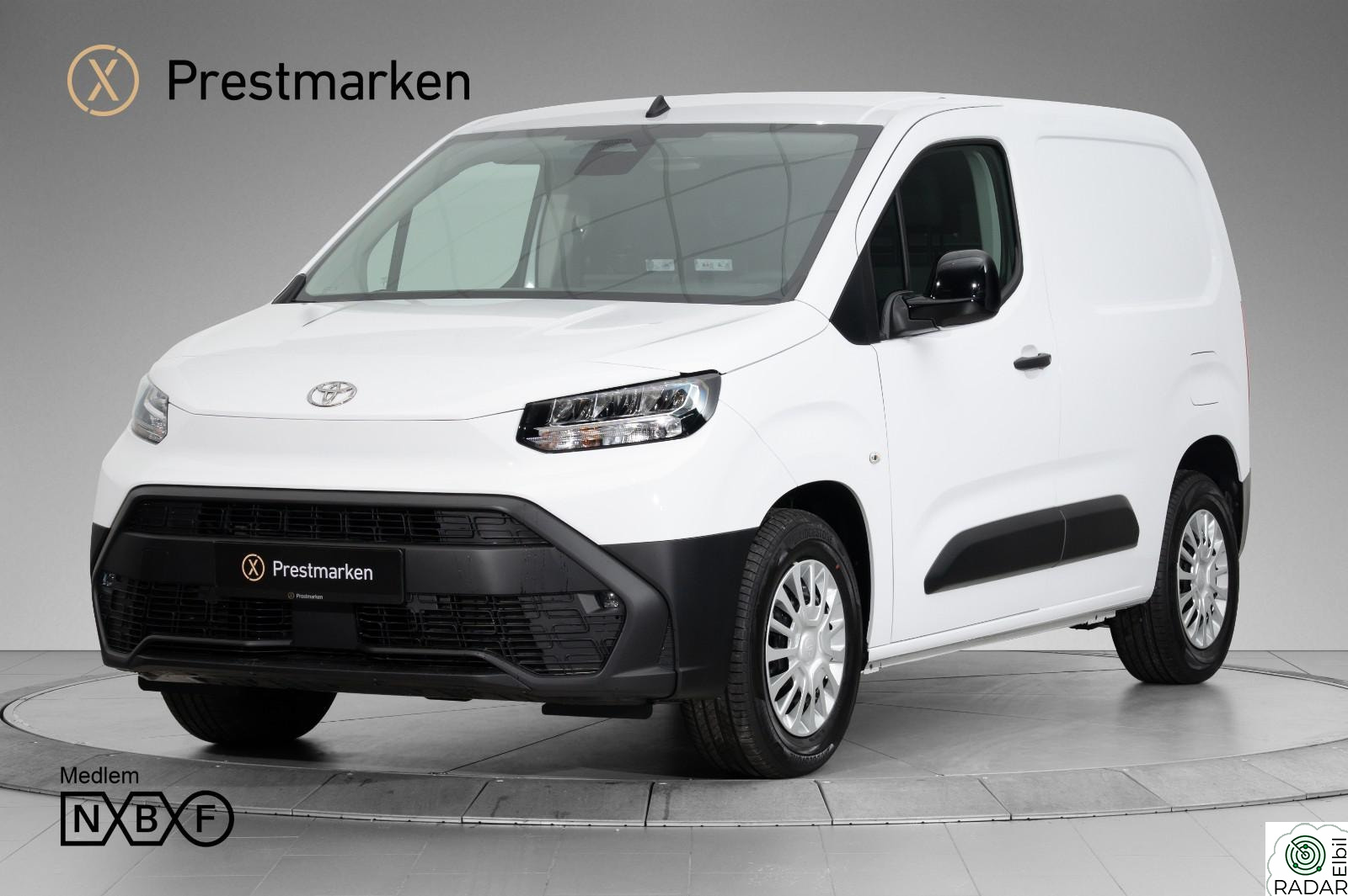 TOYOTA Proace City El 50 kWt L1 Carplay Cruise S+V Kr. 287.680 Netto