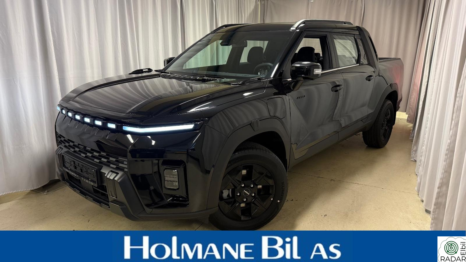 KG MOBILITY MUSSO EV Black Edge 4x4 5-seter Pickup 2,3T Hengervekt