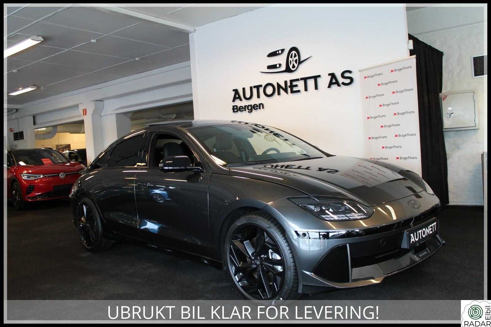 HYUNDAI IONIQ6 Ubrukt bil,Black Edition,Long Range AWD,Pano,Head-up+++